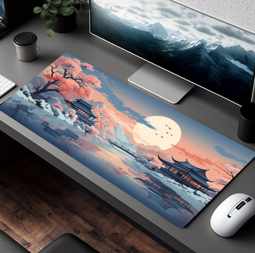 Peaceful Japan Desk Mat