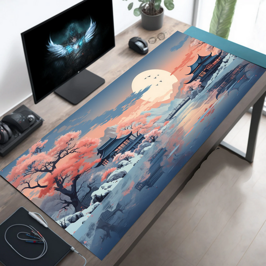 Peaceful Japan Desk Mat