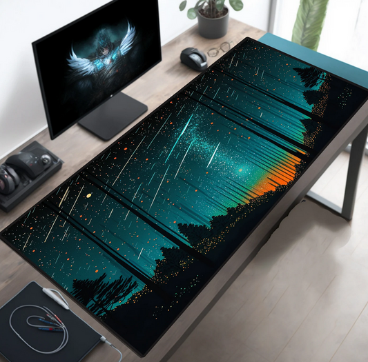 Meteor Fall Desk Mat