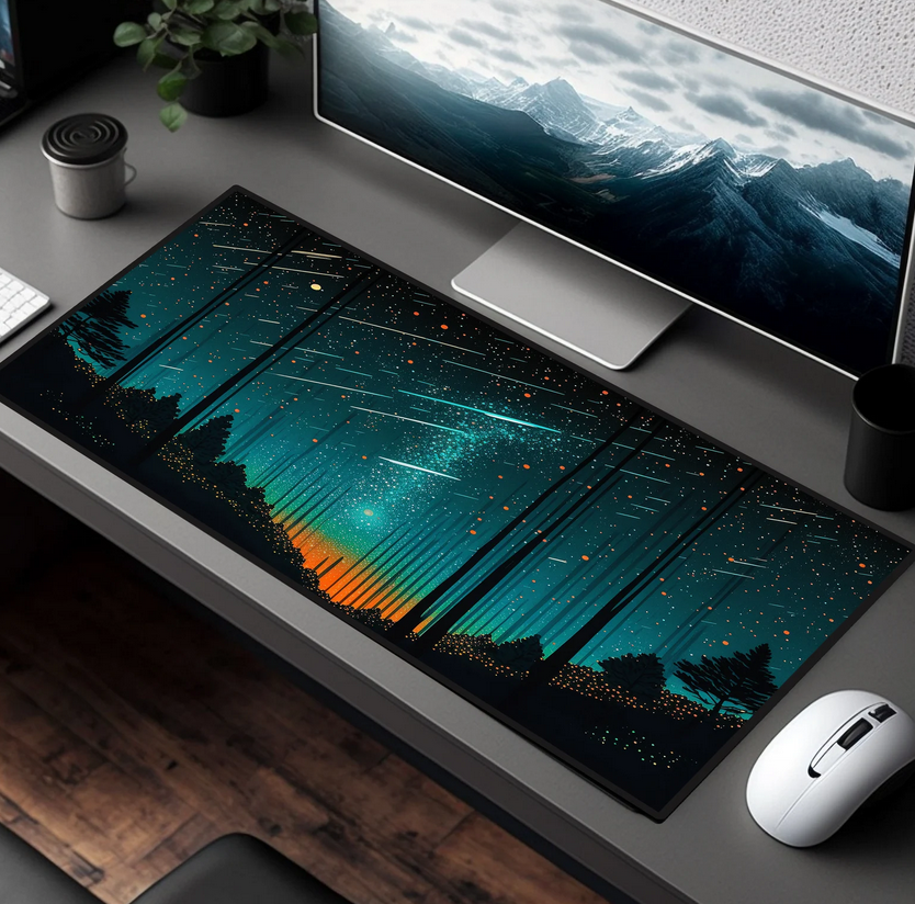 Meteor Fall Desk Mat