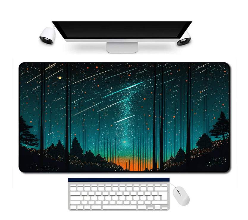 Meteor Fall Desk Mat