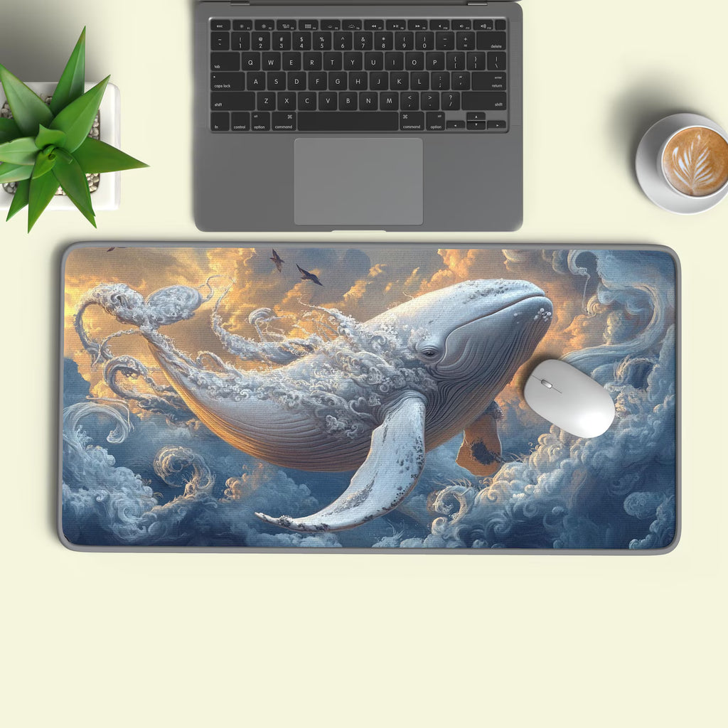 Majestic Whale Desk Mat