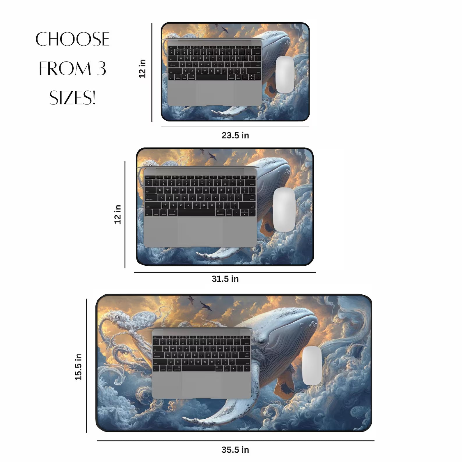 Lofi Cat Study Desk Mat