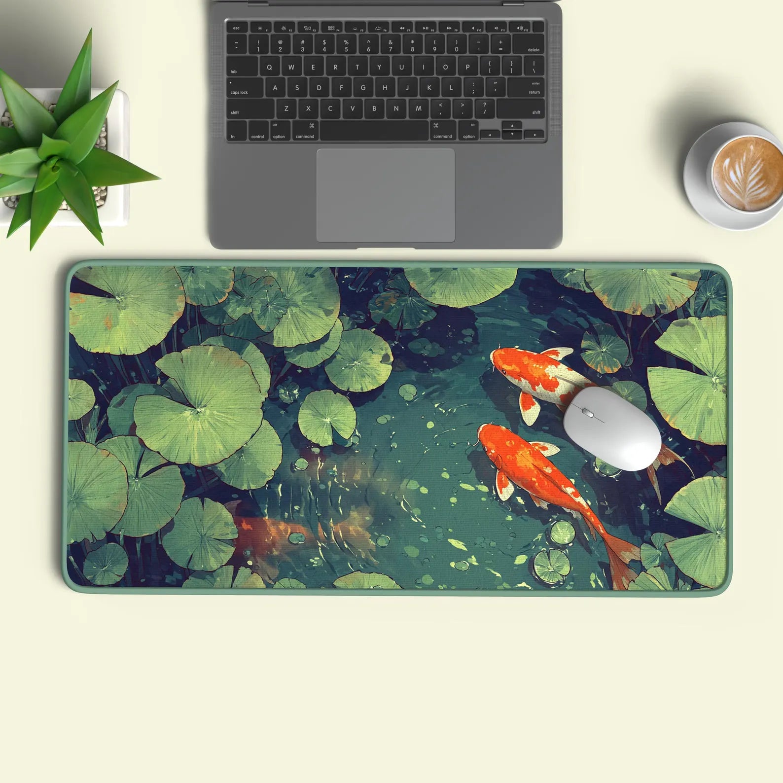 Koi Fish Desk Mat