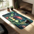 Frogs in the Rain Desk Mat