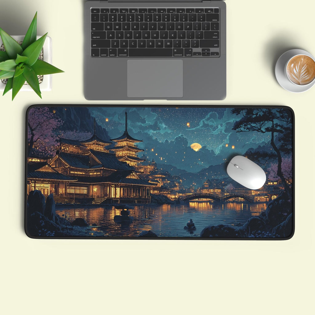 Ancient Village Desk Mat