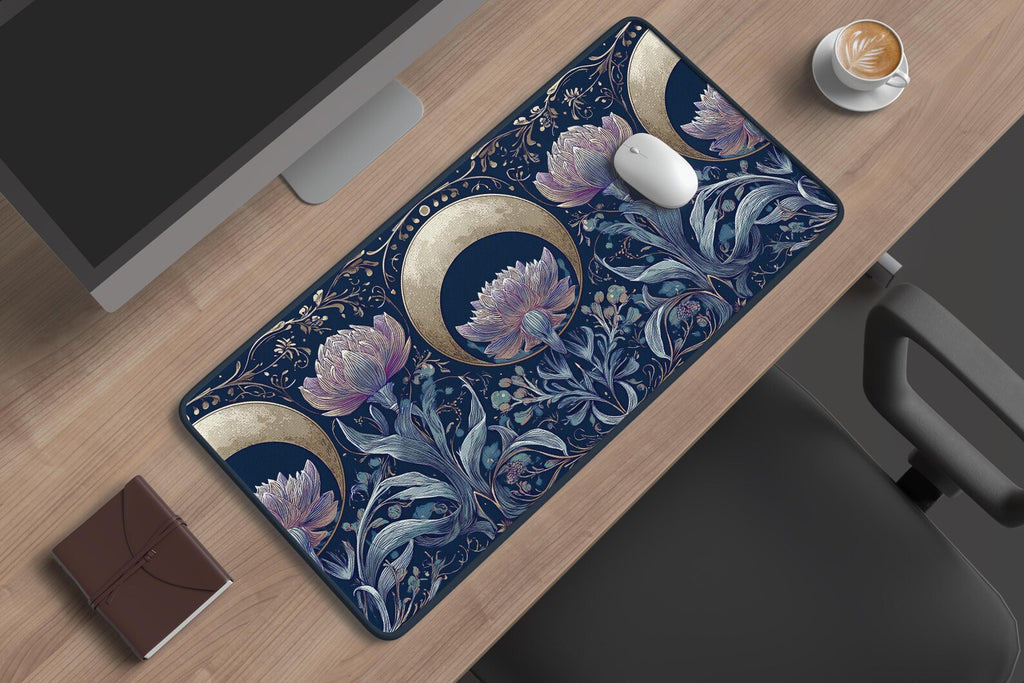 Celestial Flowers Desk Mat