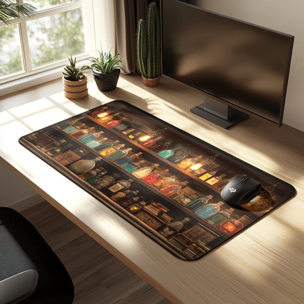 Apothecary Shelf Desk Mat